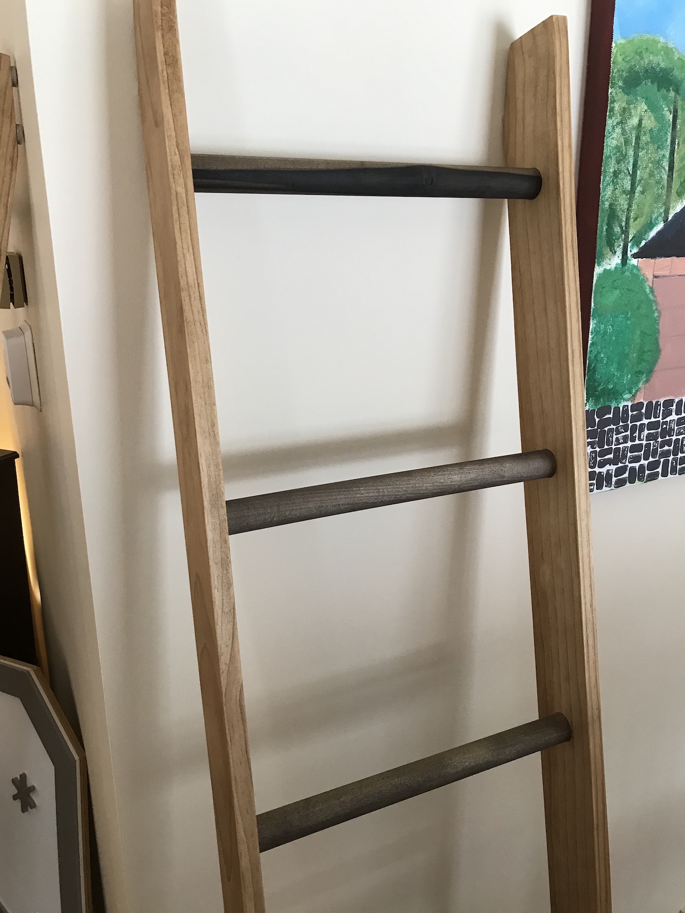 Blanket Ladder - Natural-Espresso