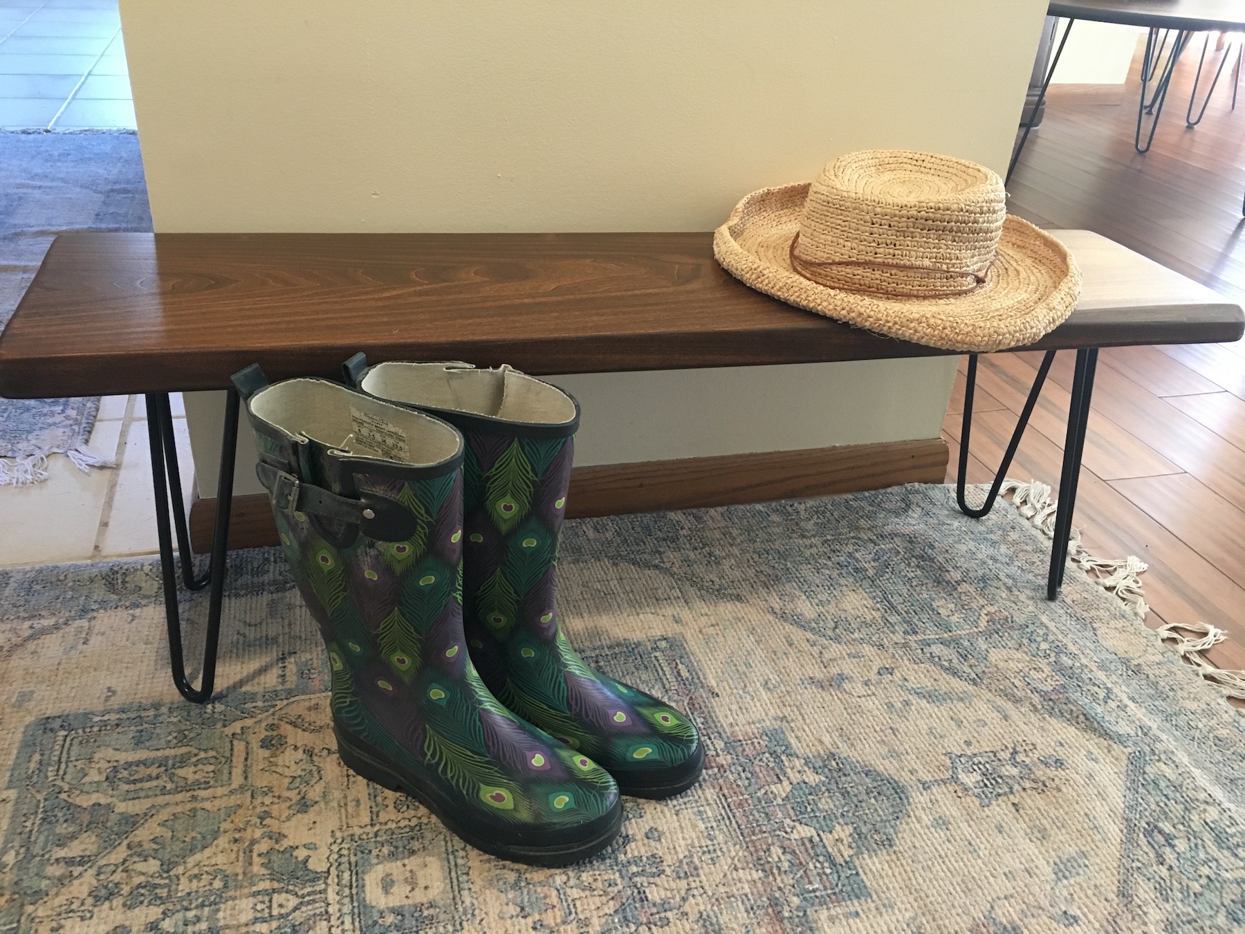 Hardwood Bench 2 - 40 in