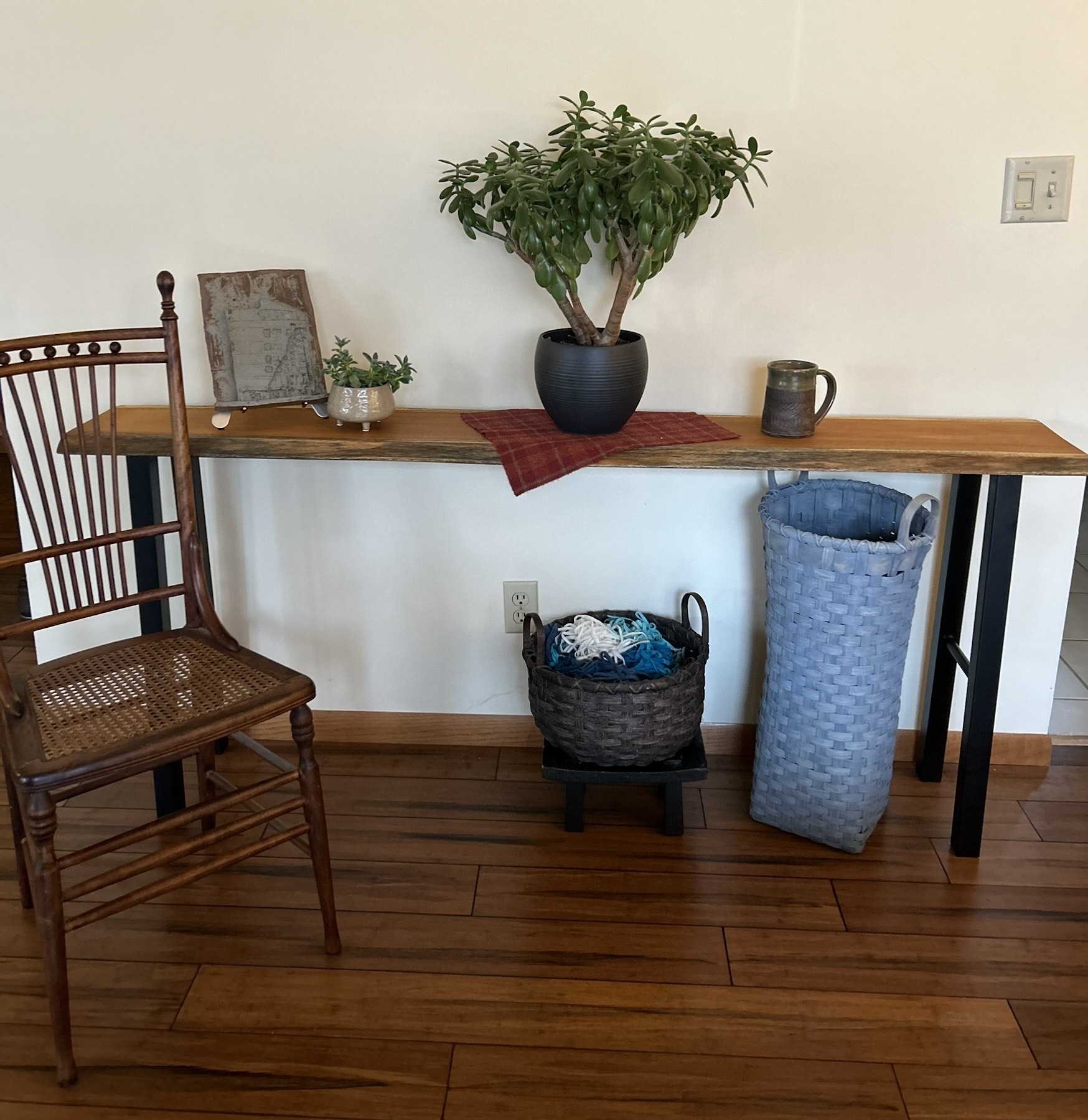 Live Edge Sofa Table 1